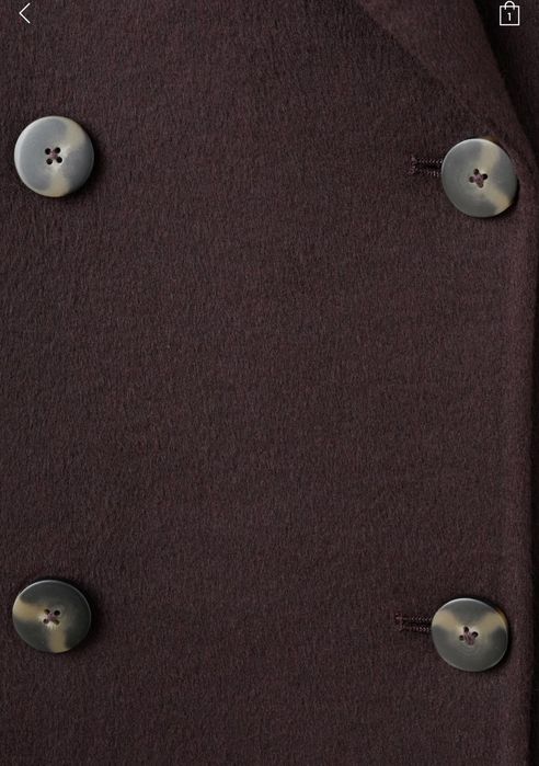 Пальто легке демісезонне  бордове Mango, M-L