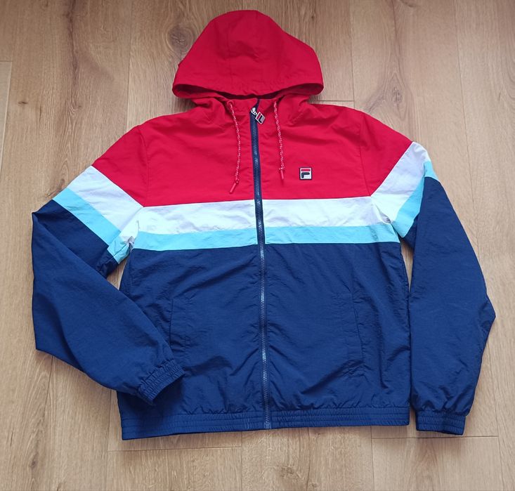 Męska cienka/wiatrówka kurtka z kapturem Fila ,rozm L