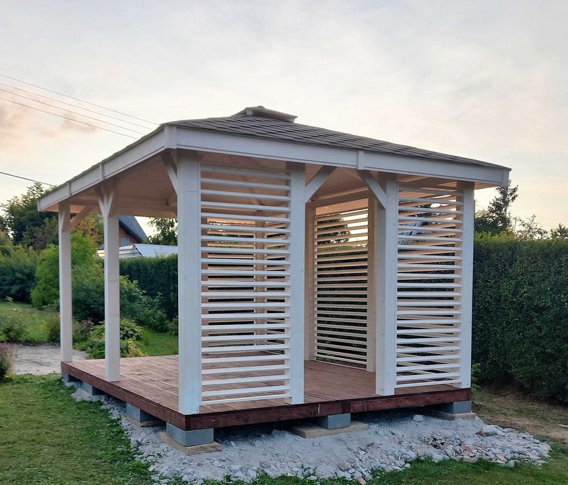 Altana, altanka ogrodowa CALIFORNIA 4X3,  wiata, pergola