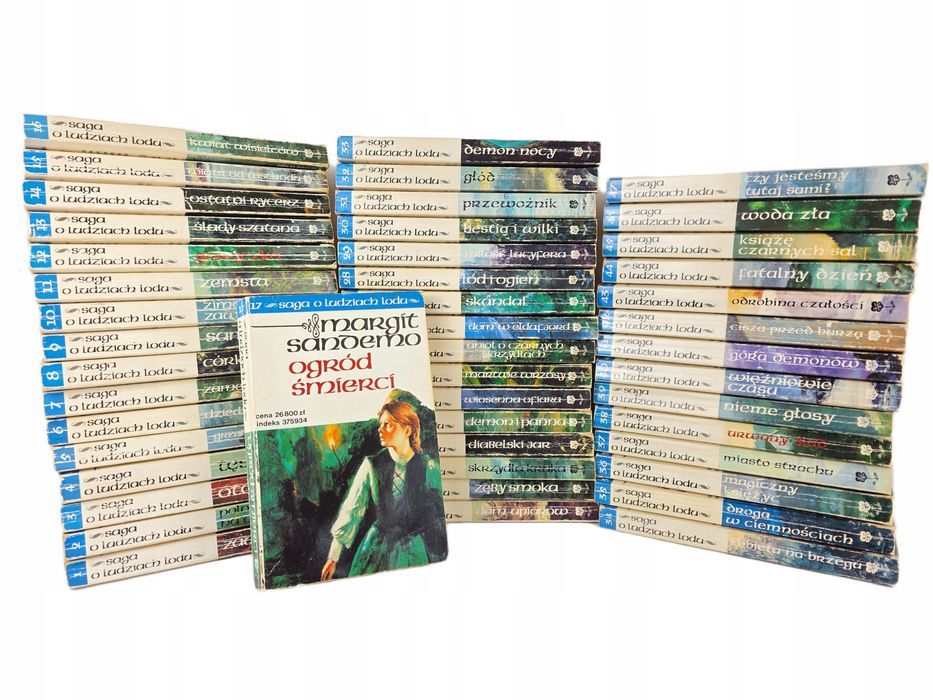 Saga o ludziach lodu 1-47 KOMPLET Margit Sandemo