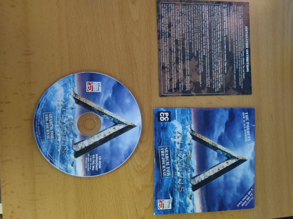 Disney Game "Atlantis: The Lost Empire – Search for the Journal" – Like New64354218260481120