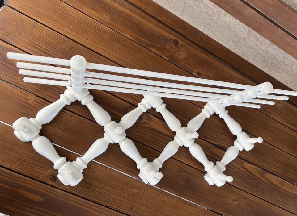 Okazja! Nowa Drewniana szatnia Retro Boho na Ubrania