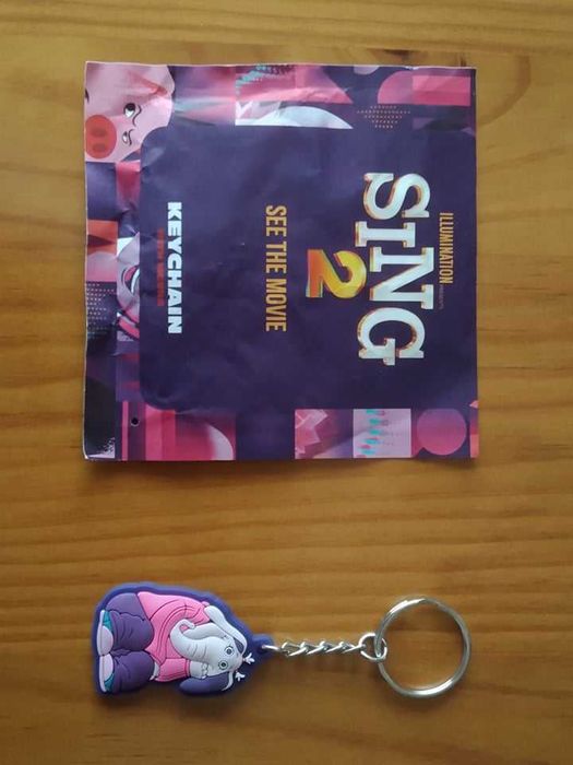 (NOVO, PORTES GRÁTIS) SING 2 - Porta-chaves (Meena) - Merchandise
