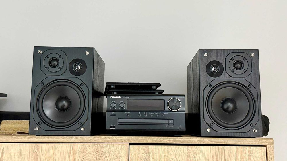 Mini wieża PANASONIC SA-PMX80 / SC-PMX80 | 120W, Hi-Res Audio, Bluetooth | Stan Bardzo Dobry
