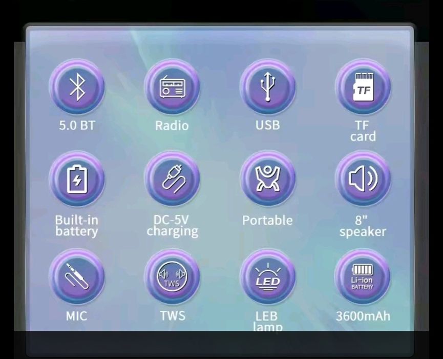 Coluna de som a funcionar com porta usb-C solta, não carrega