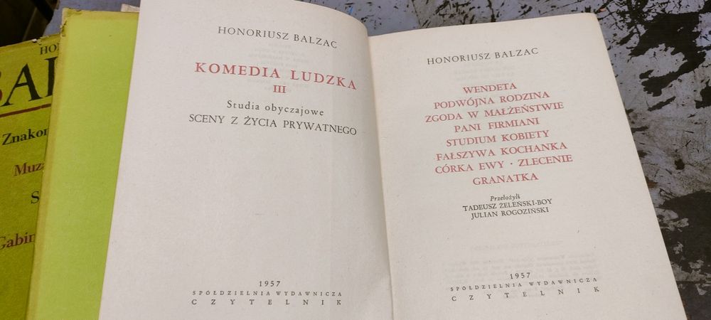 Honoriusz Balzac KOMEDIA LUDZKA