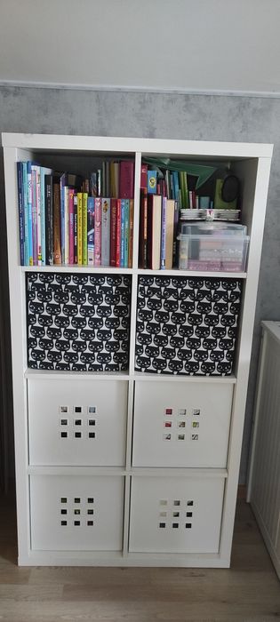 Regał Ikea kallax plus wkłady