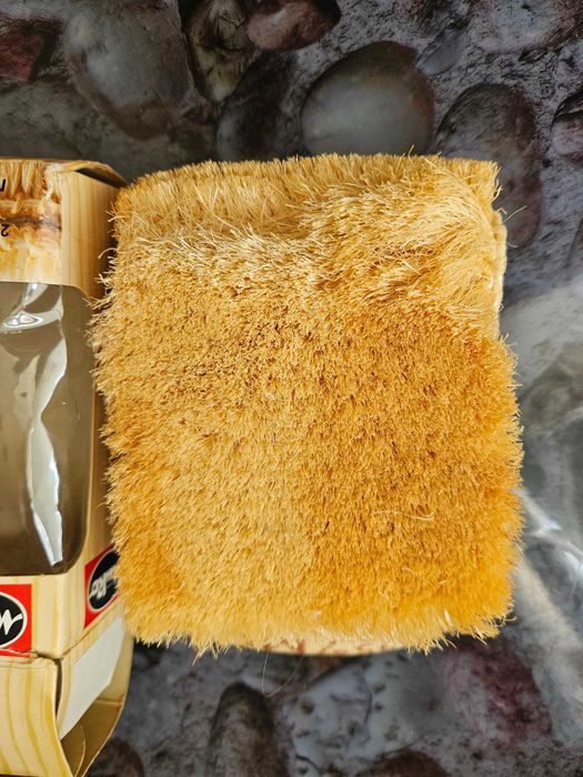 Вінтажна масажна щітка MüKO (Німеччина, 80-ті) • 100% Сизаль • Для сауни та сухого масажу