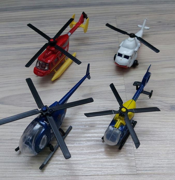 Samoloty i helikoptery - metalowe modele