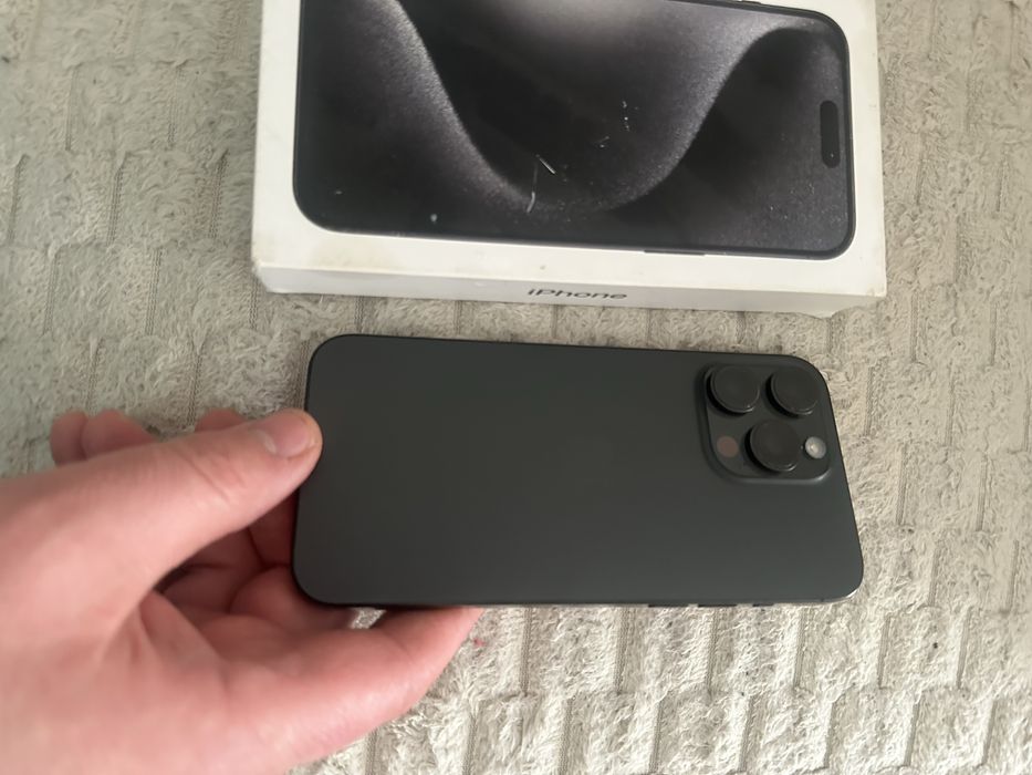 Iphone 15 pro max 256 gb black