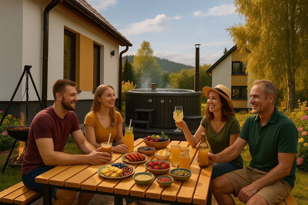 Wisła domek w górach balia sauna wolny  4-7.06