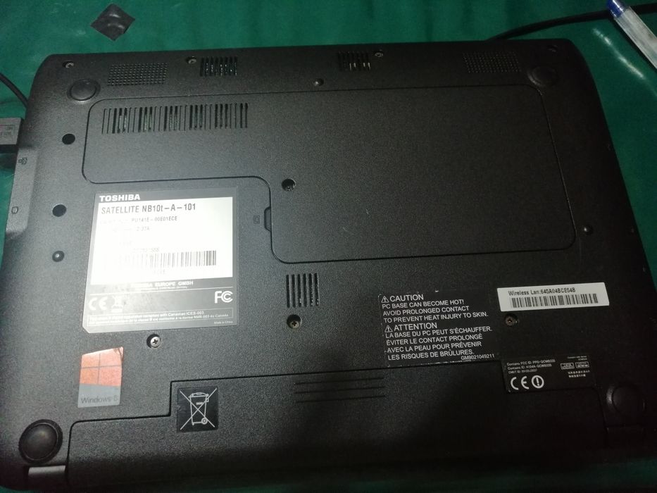 Portátil Toshiba como novo notebook pc