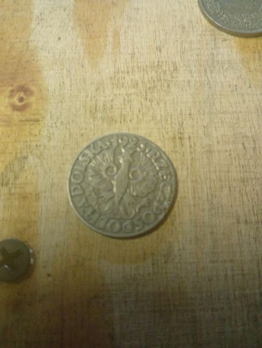Moneta polska 50 groszy 1923r. Destrukt unikat rzadkość niedolany