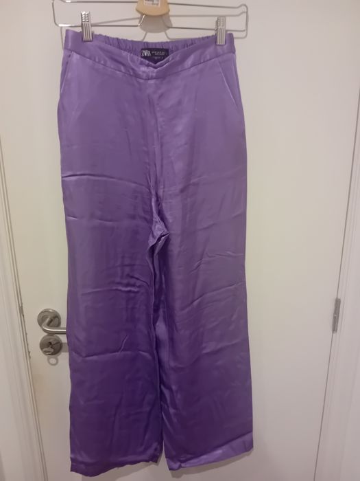 ZARA Calças fluidas super confortáveis