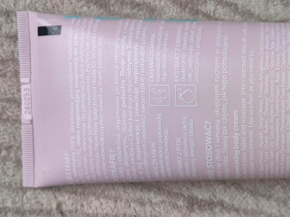 BodyBoom Dziko regenerująca śmietanka do ciała Rossmann
