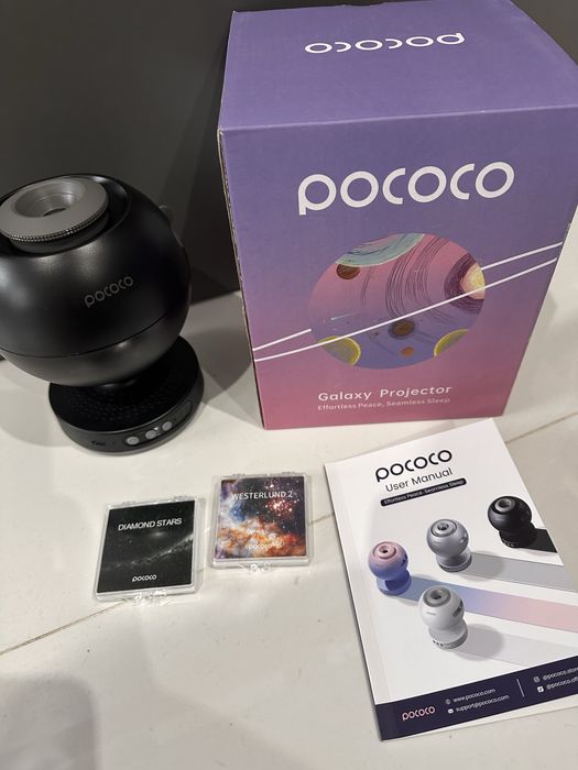 Pococo projektor gwiazd LED planetarium z 2 plytami