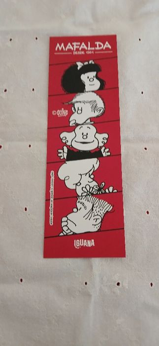 Marcador de livro Mafalda