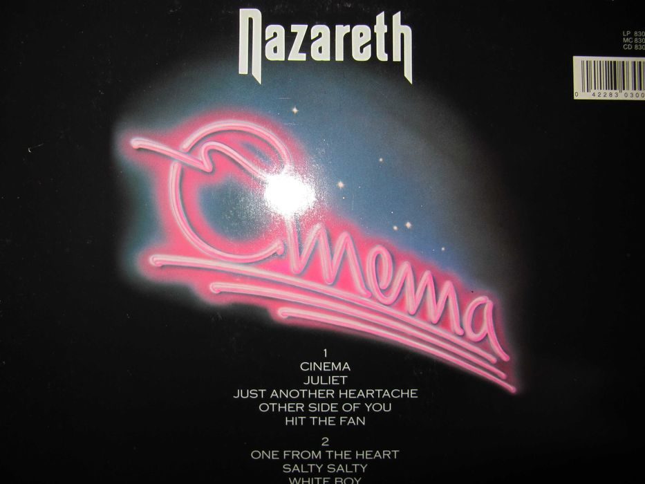 NAZARETH - Cinema - 1986 *Оригінал - Ідеальний стан (NM/NM)
