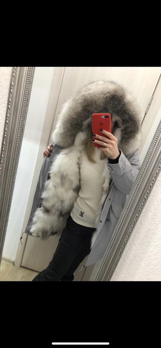 Парка с мехом, куртка с мехом, зимняя парка