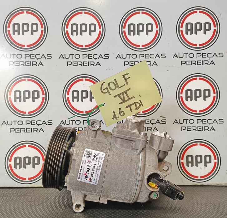 Compressor ar condicionado Audi A3 Seat Leon 5F VW Golf 5 ou 7 1.6 TDI ref 5Q0820803C e 5N0820803E