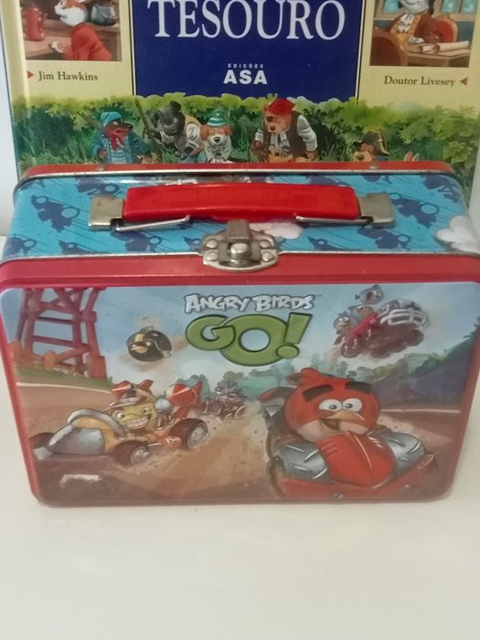 Lata/ lancheira Angry Birds Go