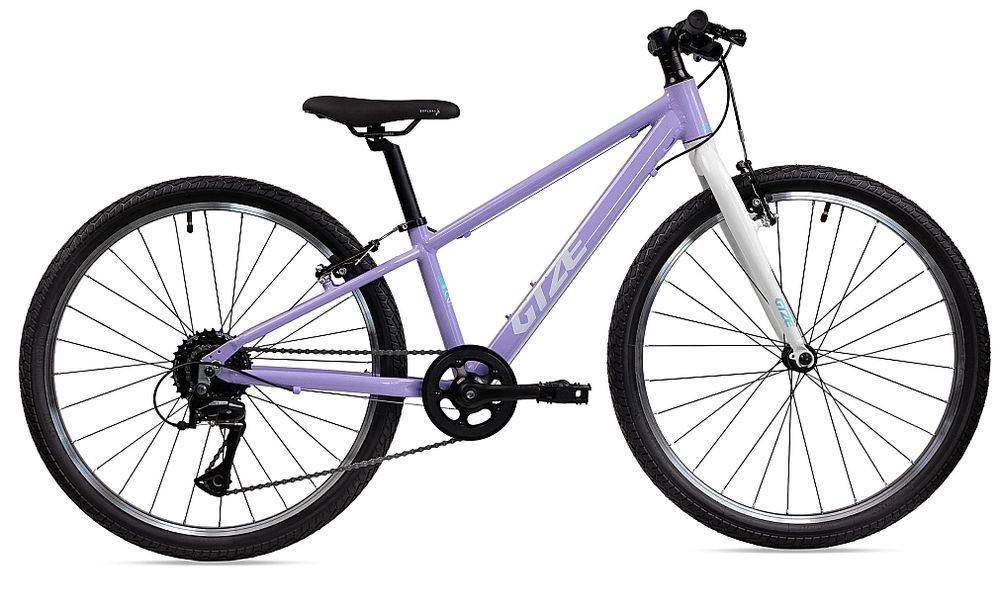 Super lekki rower dziecięcy Goetze LIGHT 24"-liliowy