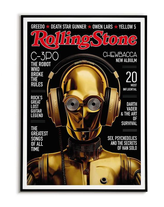 Star Wars C3PO Plakat A3