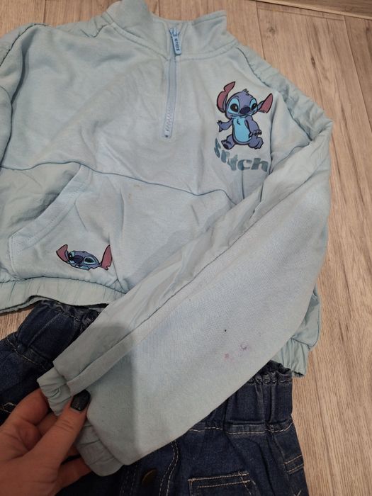 Пакет одягу на дівчинку 8-9р джинси штани світшот