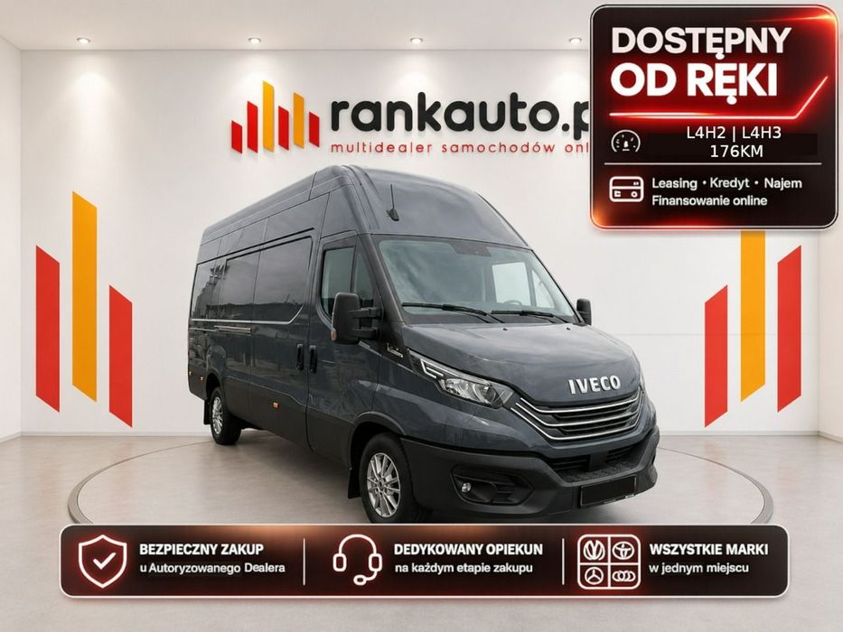 Iveco Daily  L4H2 | L4H3 3.0 176KM, 16m3 | 18m3, MANUAL | AUTOMAT | od ręki