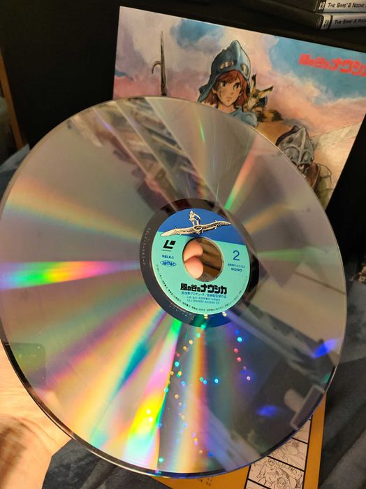 Nausicaä z Doliny Wiatru LaserDisc! Świetny prezent dla fana/ki Ghibli
