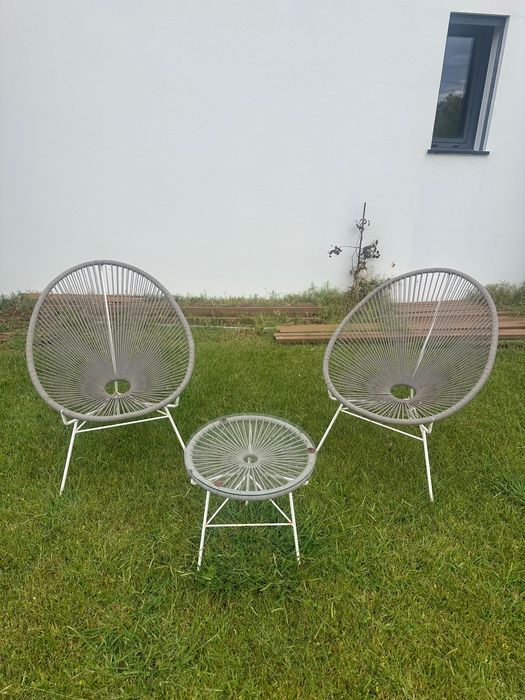 Conjunto bancos jardim