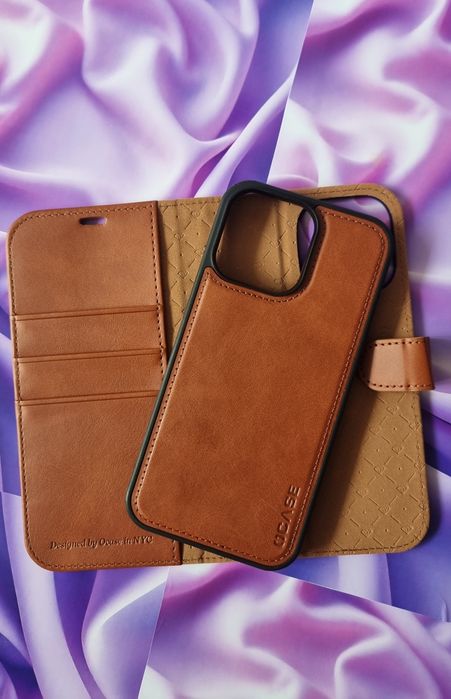Ocase Etui 2w1 do iPhone 14 Pro Max – Brązowe
