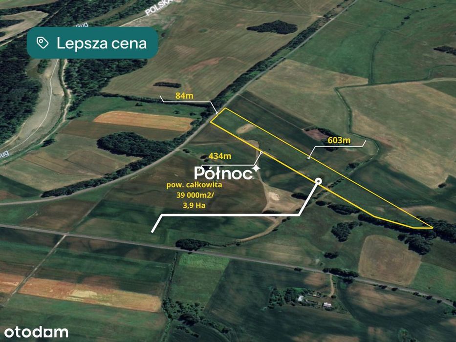 Ziemia rolna o pow. 3,9 Ha w gminie Terespol