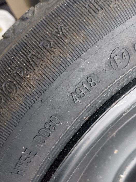 Koło dojazdowe zapas Peugeot Citroen 16 5x108
