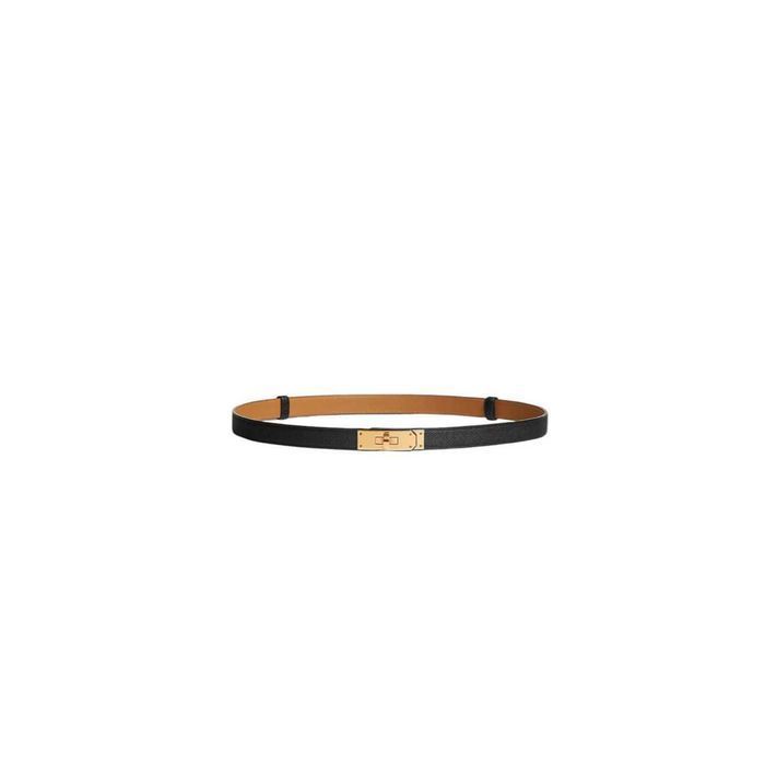 Ремінь Kelly 18 Belt Noir Gold Buckle