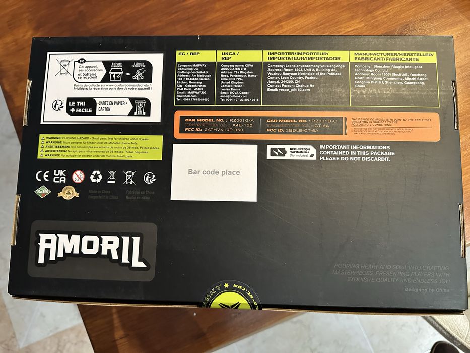 Carro RC Rlaarlo Omni-Terminator Carbon Fiber – RZ001B-C