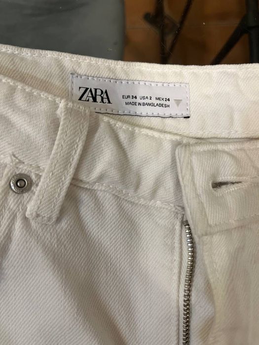 Джинси zara білі, 34 розмір