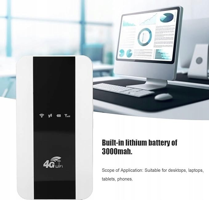 Router mobilny przenośny 4g wifi m10-e na kartę sim