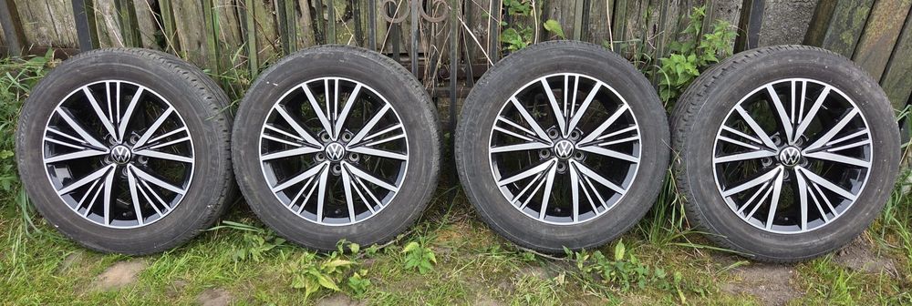 Felgi Oryginał VW Polo Skoda Fabia Rapid Seat Ibiza 6Jx15 ET40 5x100 opony lato 185/60R15