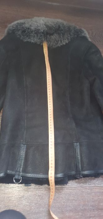 Курточка косуха ares, дубленка авіатор ares, дублянка ares коротка