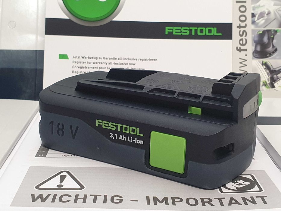 Akumulator FESTOOL 18v 3,1Ah do wkretarka klucz szlifierka bateria