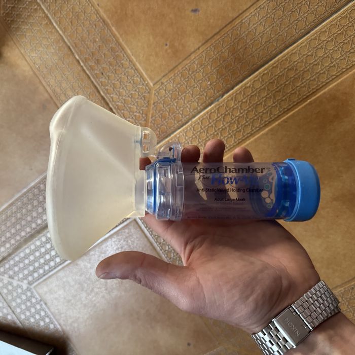 Aerochamber Plus Flow-Vu Máscara Grande +5 anos