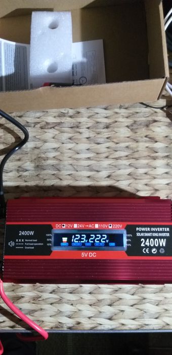 Інвертор 2400Вт,Инвертор 12-220в.