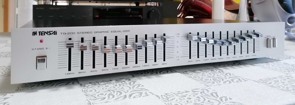 Excelente Equalizador Tensai TQ-200, Em Excelente Estado, (Como Novo)