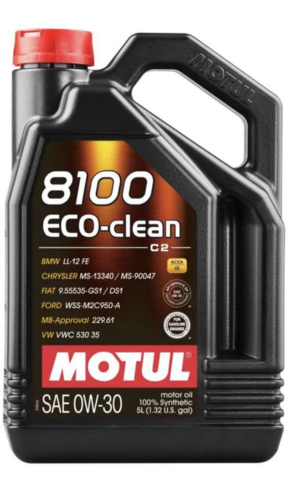 Моторна олива масло Motul 8100 Eco-clean OW-30 3л