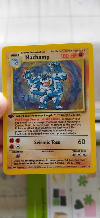 Karta Pokemon Machamp 100hp Kozienice • OLX.pl