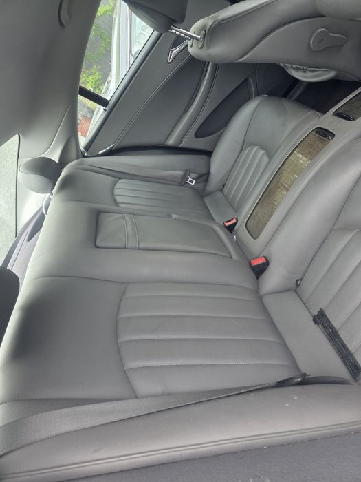 Fotele Komplet Skóry Mercedes CLS W219 Grzane Szare Kanapa