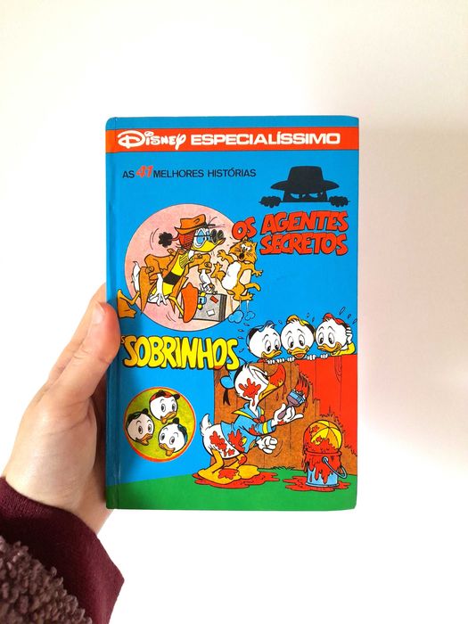 Livro Vintage de BD Disney Especialíssimo Número 3 Coleção Anos 80
