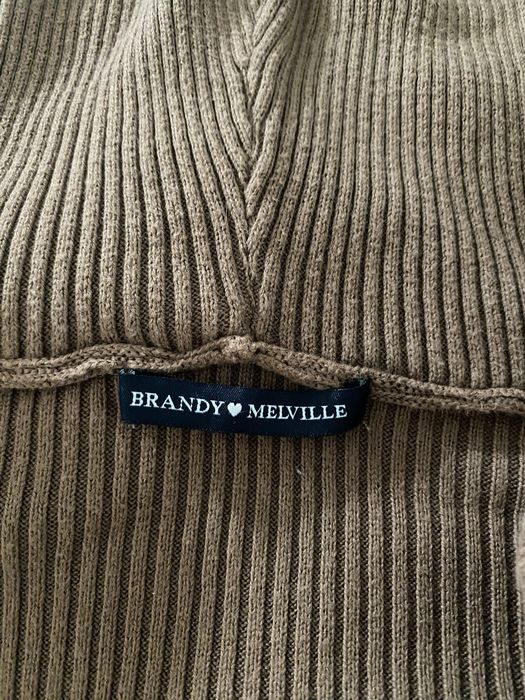 Casaco Curto Castanho - Brandy Melville