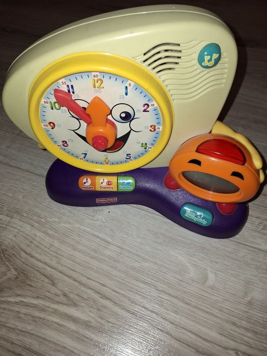 Uczący zegar Fisher Price
